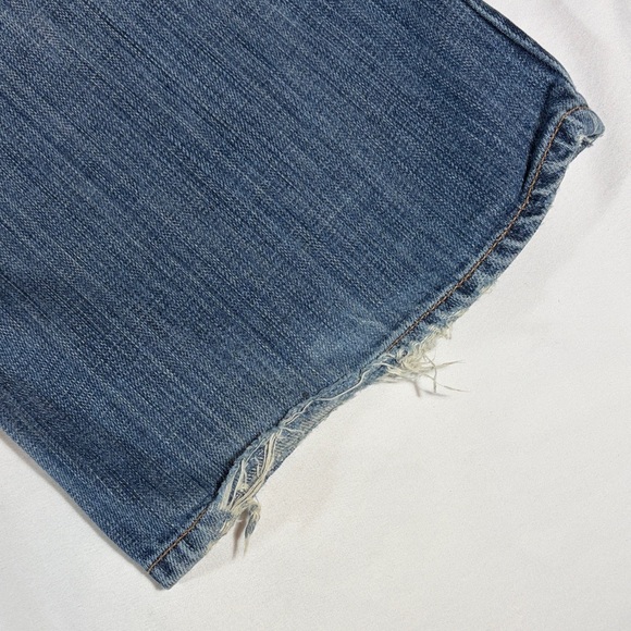 Gap 1969 mens medium blue wash Vintage Bootcut denim jeans - size 33x32 - Picture 11 of 14